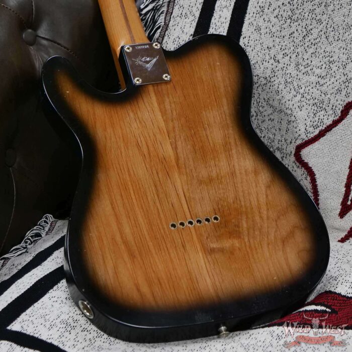 Fender Custom Shop Kyle McMillin Masterbuilt Roasted 50’s Telecaster Josefina Hand-Wound Pickups Natural Black Burst 7.30 lbs - Image 10