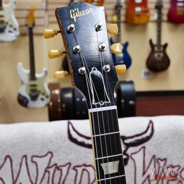 Gibson Custom Shop Limited Edition 1959 Les Paul Standard Reissue Brazilian Rosewood Murphy Lab Heavy Aged Tom’s Tea Burst 8.35 lbs - Image 8