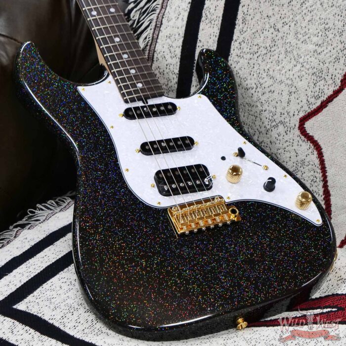 James Tyler JTG MK1 HSS Alder Body Maple Neck with Rosewood Fingerboard Midboost Preamp Black Metallic 8.25 lbs - Image 6