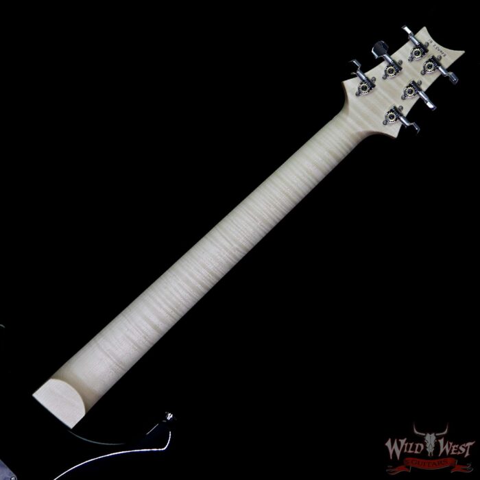 PRS Wood Library Artist Package Custom 24 Floyd Rose Flame Maple Top Neck & Board Charcoal Tricolor Burst - Image 11