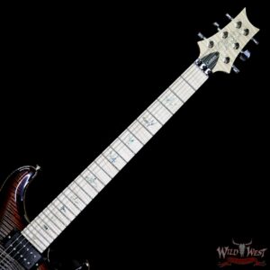 PRS Wood Library Artist Package Custom 24 Floyd Rose Flame Maple Top Neck & Board Charcoal Tricolor Burst - Image 9