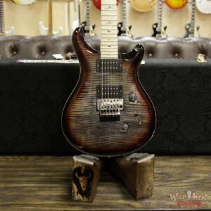 PRS Wood Library Artist Package Custom 24 Floyd Rose Flame Maple Top Neck & Board Charcoal Tricolor Burst - Image 13