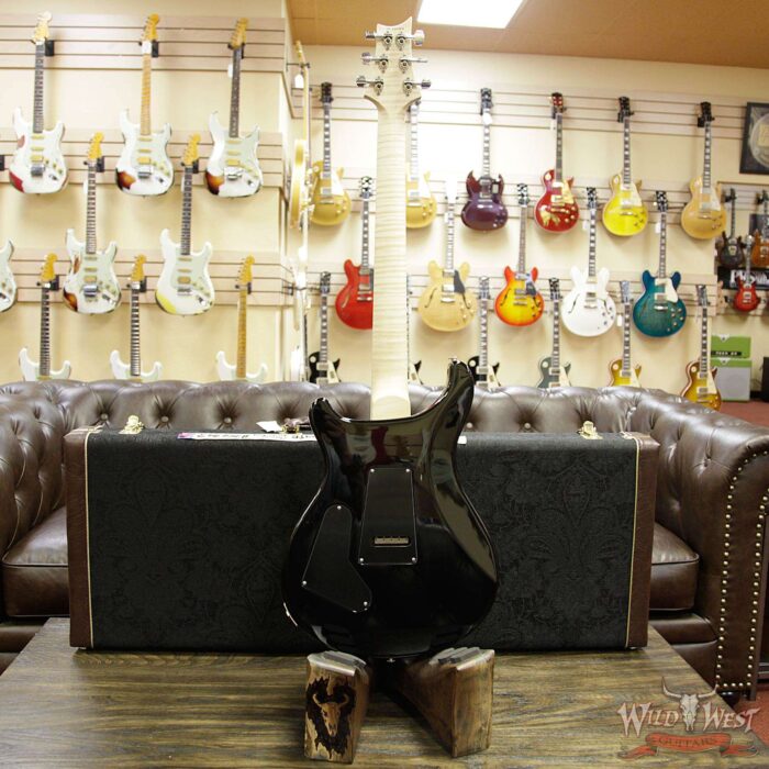 PRS Wood Library Artist Package Custom 24 Floyd Rose Flame Maple Top Neck & Board Charcoal Tricolor Burst - Image 14