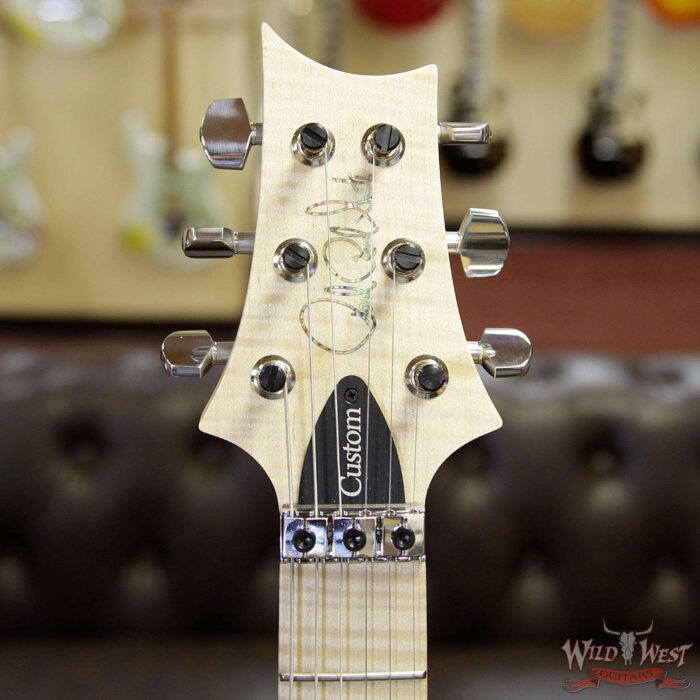 PRS Wood Library Artist Package Custom 24 Floyd Rose Flame Maple Top Neck & Board Charcoal Tricolor Burst - Image 8