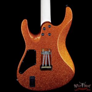 Suhr Modern Scallop Fingerboard Reverse Headstock Orange Sparkle - Image 4