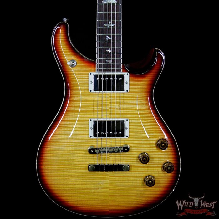 PRS Private Stock Graveyard Limited McCarty 594 Flame Maple Top Madagascar Rosewood Board Dark Cherry Smoked Burst - Image 3