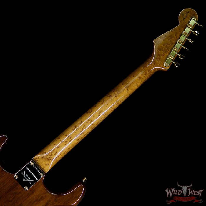 Fender Custom Shop Paul Waller Masterbuilt Artisan Claro Walnut Stratocaster HSS African Blackwood Board - Image 13
