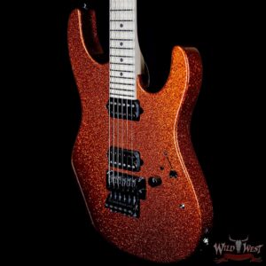 Suhr Modern Scallop Fingerboard Reverse Headstock Orange Sparkle - Image 2