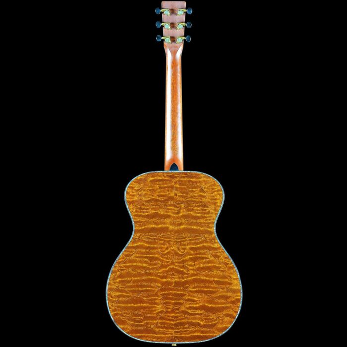 2009 Breedlove Revival Series OM Deluxe Custom “The Tree” Quilted Mahogany Back and Sides - Image 5