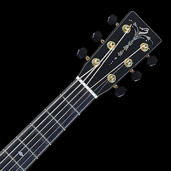 2009 Breedlove Revival Series OM Deluxe Custom “The Tree” Quilted Mahogany Back and Sides - Image 8