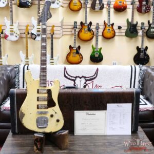 Castedosa Guitars Conchers Baritone Aged Burnt Marshmallow Relic & Built by Carlos Lopez - Image 6