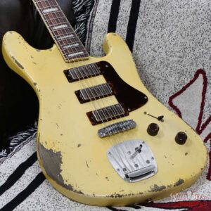 Castedosa Guitars Conchers Baritone Aged Burnt Marshmallow Relic & Built by Carlos Lopez - Image 8