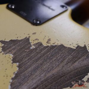 Castedosa Guitars Conchers Baritone Aged Burnt Marshmallow Relic & Built by Carlos Lopez - Image 13