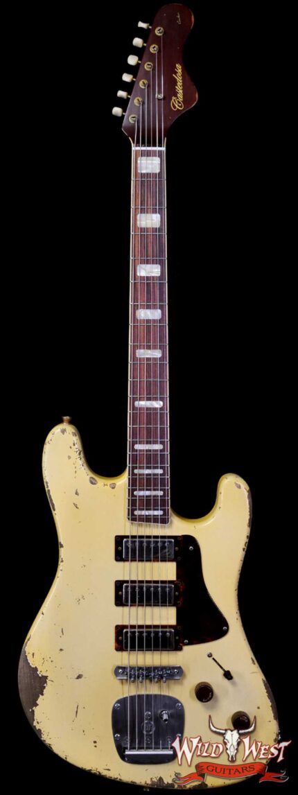 Castedosa Guitars Conchers Baritone Aged Burnt Marshmallow Relic & Built by Carlos Lopez