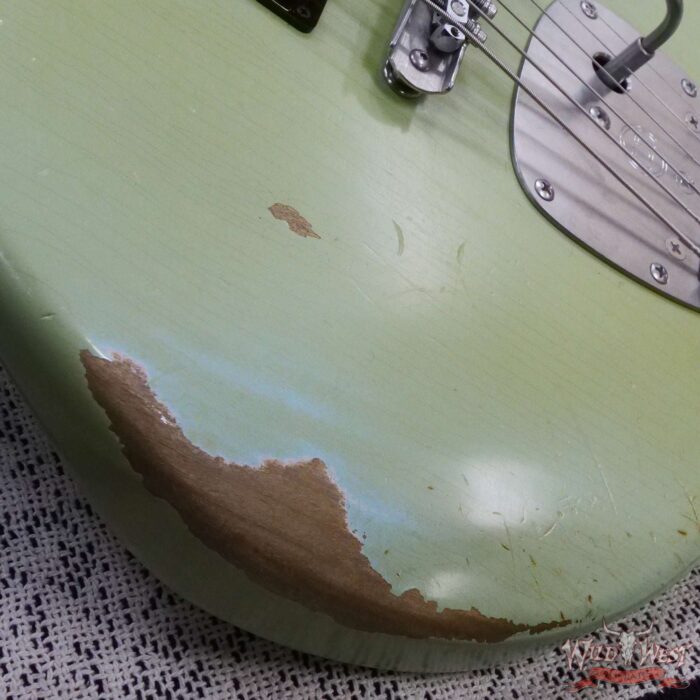 Castedosa Guitars Conchers Baritone with Fuzz HHH Brazilian Rosewood Board Aged Sonic Blue Built & Relic by Carlos Lopez - Image 9