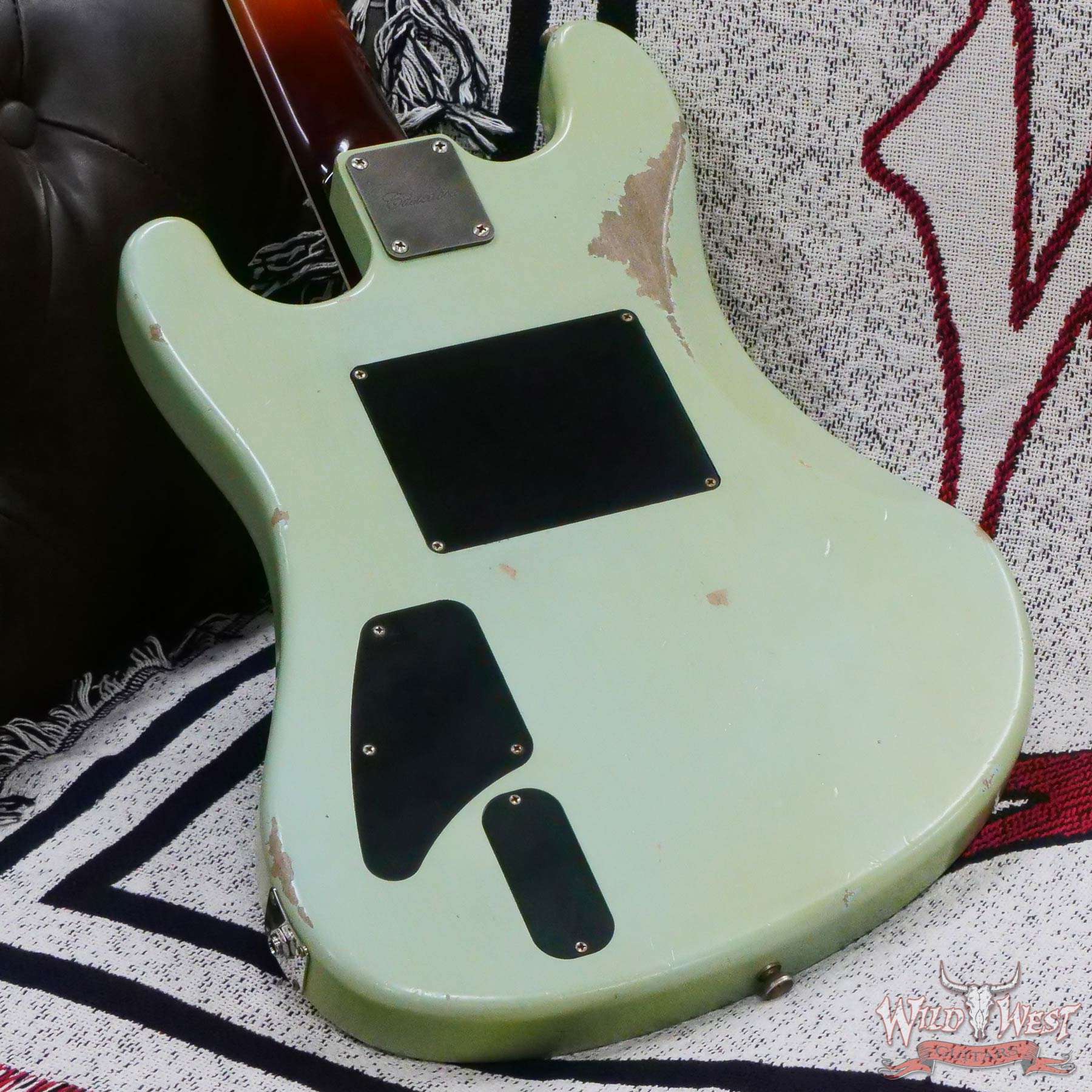 castedosa-176-d7__wwg.jpg Castedosa Guitars Conchers Baritone with Fuzz HHH Brazilian Rosewood Board Aged Sonic Blue Built & Relic by Carlos Lopez - Image 12