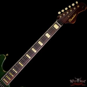 Castedosa Guitars Conchers Baritone TS mini Humbuckers Aged Cadillac Green Relic & Built by Carlos Lopez - Image 4