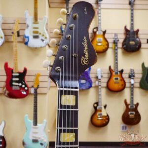 Castedosa Guitars Conchers Baritone TS mini Humbuckers Aged Cadillac Green Relic & Built by Carlos Lopez - Image 7