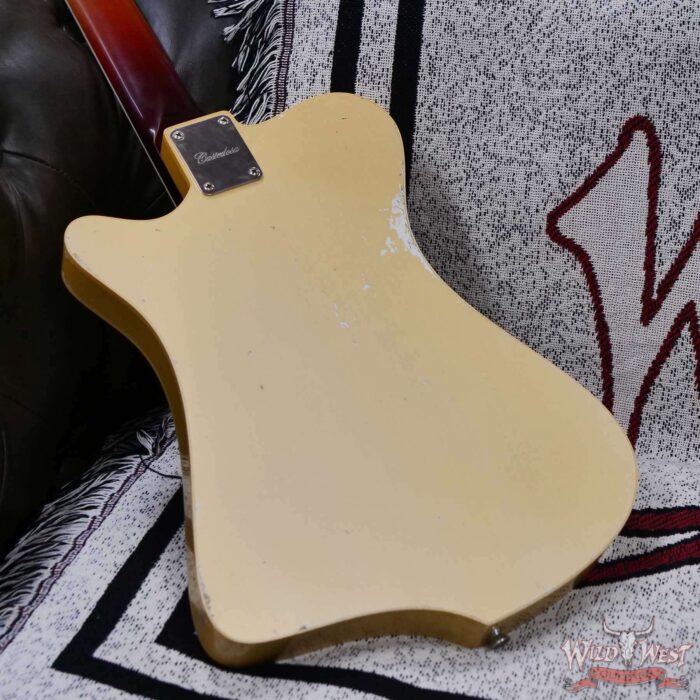 Castedosa Guitars NEW Model El Halcón Baritone Aged Desert Sand Built & Relic by Carlos Lopez - Image 12