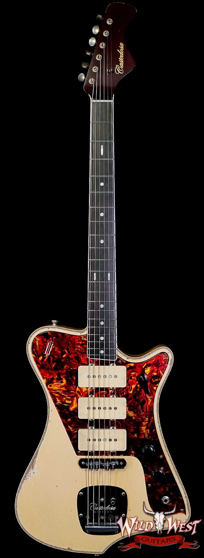 Castedosa Guitars NEW Model El Halcón Baritone Aged Desert Sand Built & Relic by Carlos Lopez - Image 1