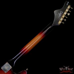 Castedosa Guitars Conchers Baritone 27’’ Aged 3 Tone Sunburst Sparkle Built & Relic by Carlos Lopez 8.65 lbs - Image 5