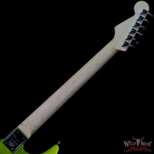 Charvel USA Custom Shop ‘‘Red’’ Dave Nichols Masterbuilt Alder Dinky DK 2H Floyd Rose Birdseye Maple Neck Lime Green Metallic - Image 5