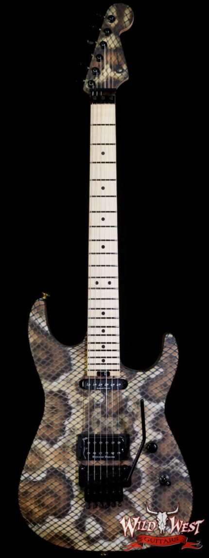 Charvel Custom Shop Warren DeMartini USA Signature Snake Maple Fingerboard Snakeskin