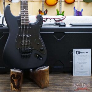 Charvel Custom Shop USA Select So-Cal HSS FR Rosewood Fingerboard Pitch Black - Image 8