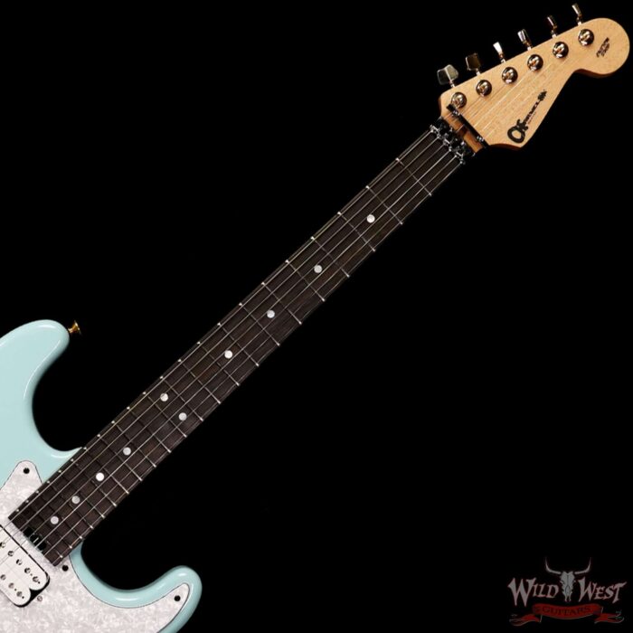 Charvel Custom Shop 2024 Summer Event # 402 Special Edition So-Cal HSH Floyd Rose Daphne Blue 9.20 LBS - Image 4