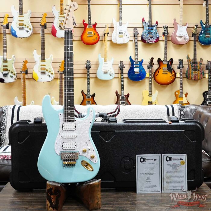 Charvel Custom Shop 2024 Summer Event # 402 Special Edition So-Cal HSH Floyd Rose Daphne Blue 9.20 LBS - Image 5