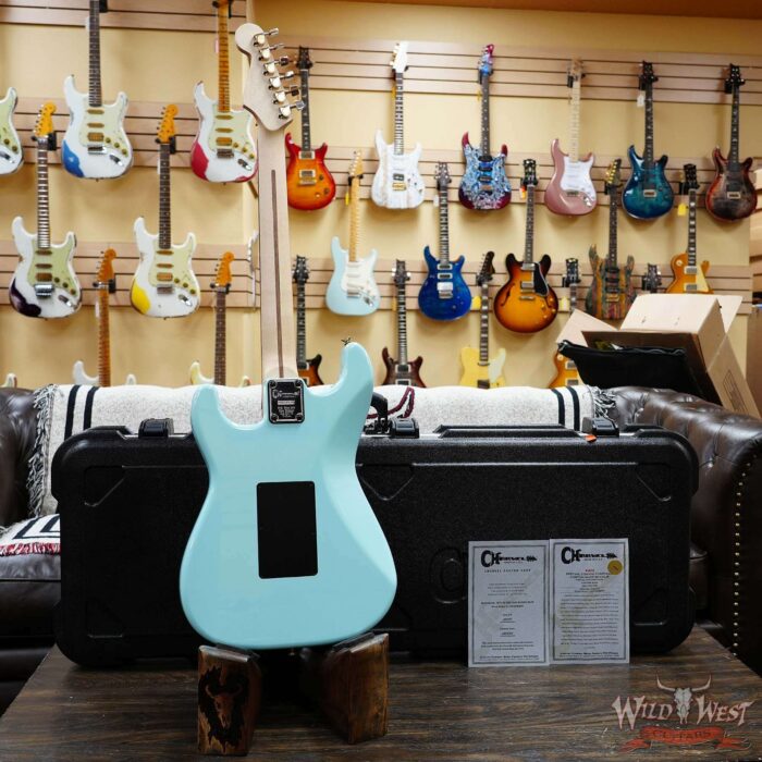 Charvel Custom Shop 2024 Summer Event # 402 Special Edition So-Cal HSH Floyd Rose Daphne Blue 9.20 LBS - Image 8