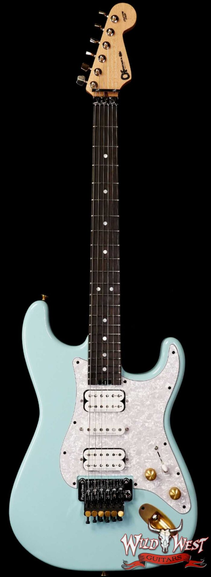 Charvel Custom Shop 2024 Summer Event # 402 Special Edition So-Cal HSH Floyd Rose Daphne Blue 9.20 LBS - Image 1