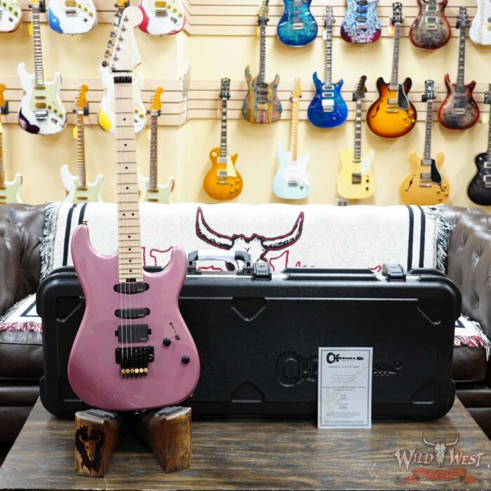 Charvel Custom Shop San Dimas HSS Floyd Rose 1984 EMG Pickups Burgundy Mist Metallic 8.70 LBS - Image 6