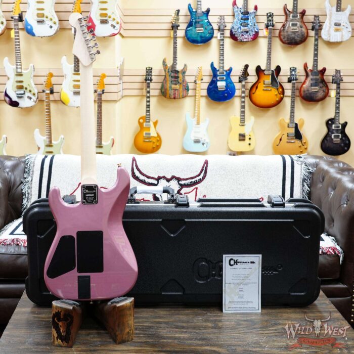 Charvel Custom Shop San Dimas HSS Floyd Rose 1984 EMG Pickups Burgundy Mist Metallic 8.70 LBS - Image 9