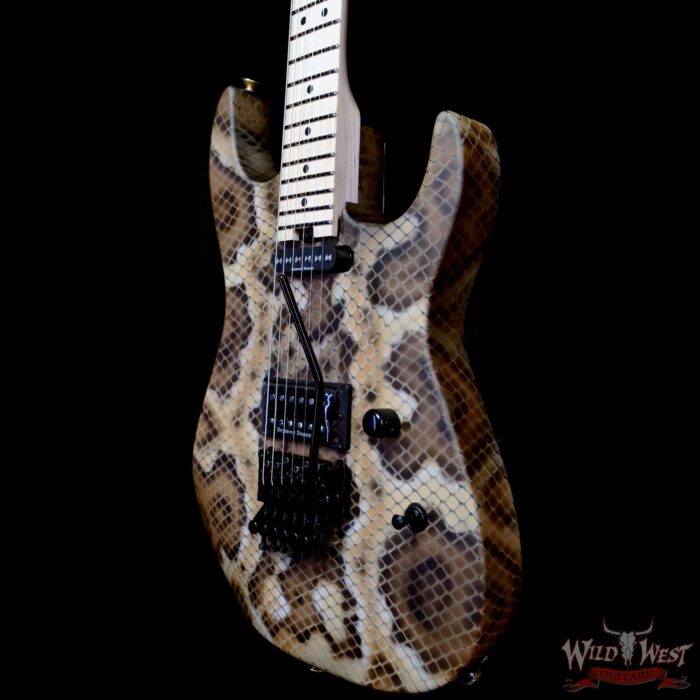 Charvel Custom Shop USA Warren DeMartini Signature Snake SH Floyd Rose Maple Neck Snakeskin Graphic 7.60lbs - Image 2