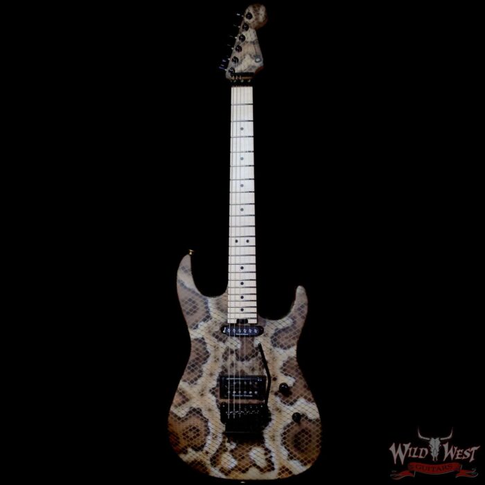 Charvel Custom Shop USA Warren DeMartini Signature Snake SH Floyd Rose Maple Neck Snakeskin Graphic 7.60lbs - Image 3