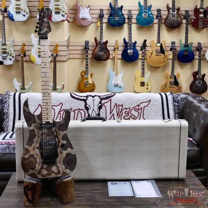 Charvel Custom Shop USA Warren DeMartini Signature Snake SH Floyd Rose Maple Neck Snakeskin Graphic 7.60lbs - Image 6