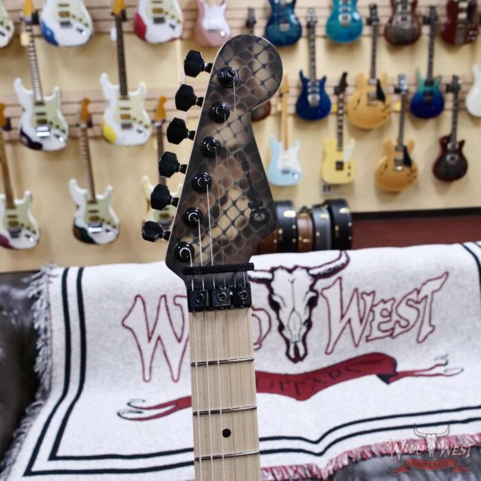 Charvel Custom Shop USA Warren DeMartini Signature Snake SH Floyd Rose Maple Neck Snakeskin Graphic 7.60lbs - Image 8