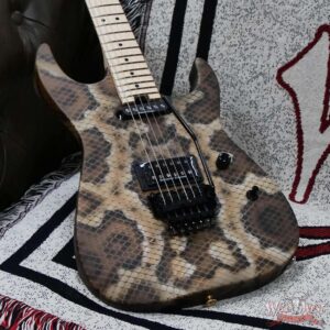 Charvel Custom Shop USA Warren DeMartini Signature Snake SH Floyd Rose Maple Neck Snakeskin Graphic 7.60lbs - Image 11