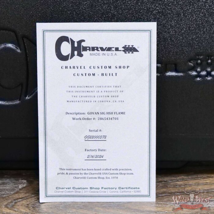 Charvel Custom Shop Guthrie Govan USA Signature HSH Flame Maple Top Caramelized Basswood Body Natural 7.20 LBS - Image 12