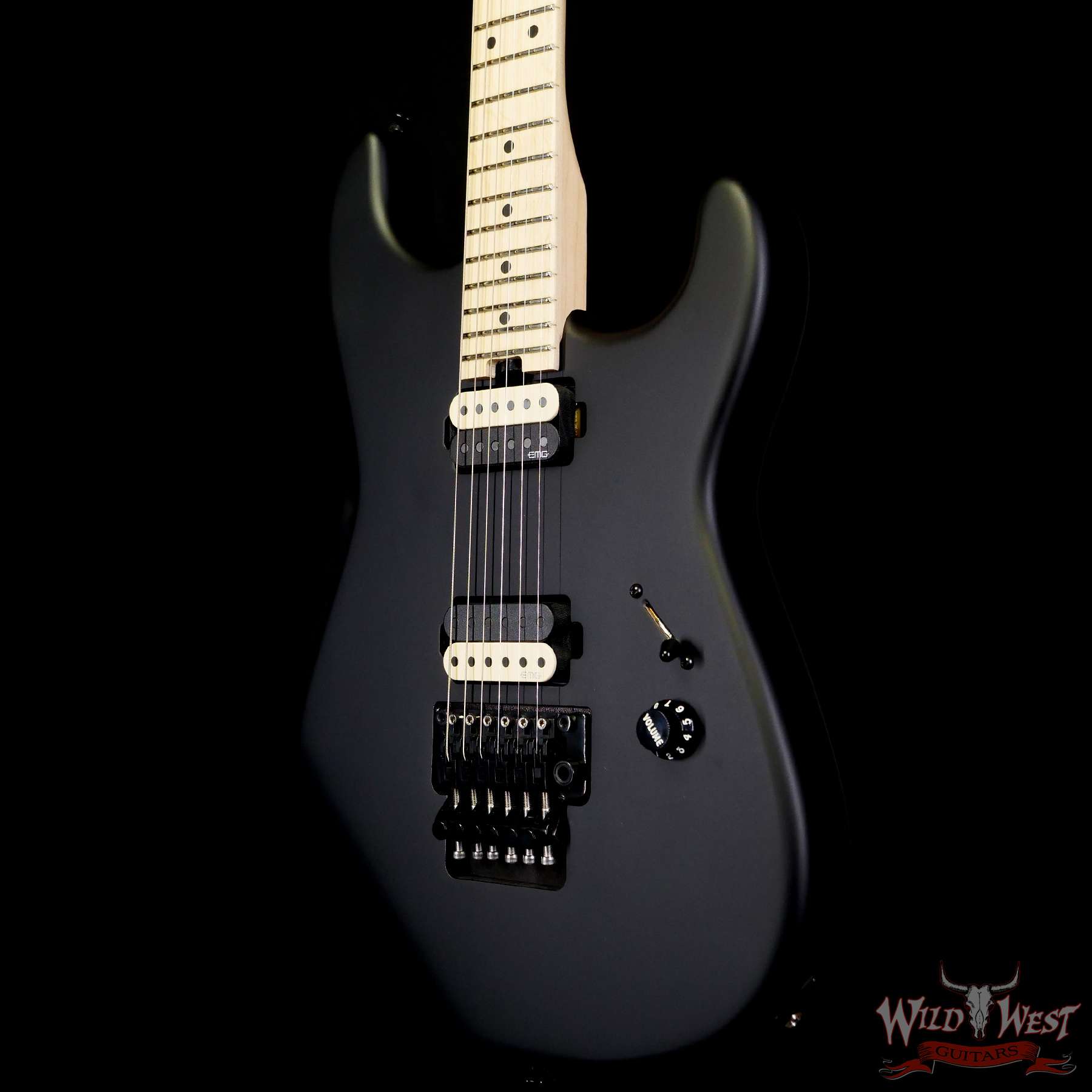 charvel-jimrootsd-mc22006146-br__wwg.jpg Charvel Jim Root Signature Pro-Mod San DimasĀ® Style 1 HH Floyd Rose Maple Fingerboard Satin Black - Image 2
