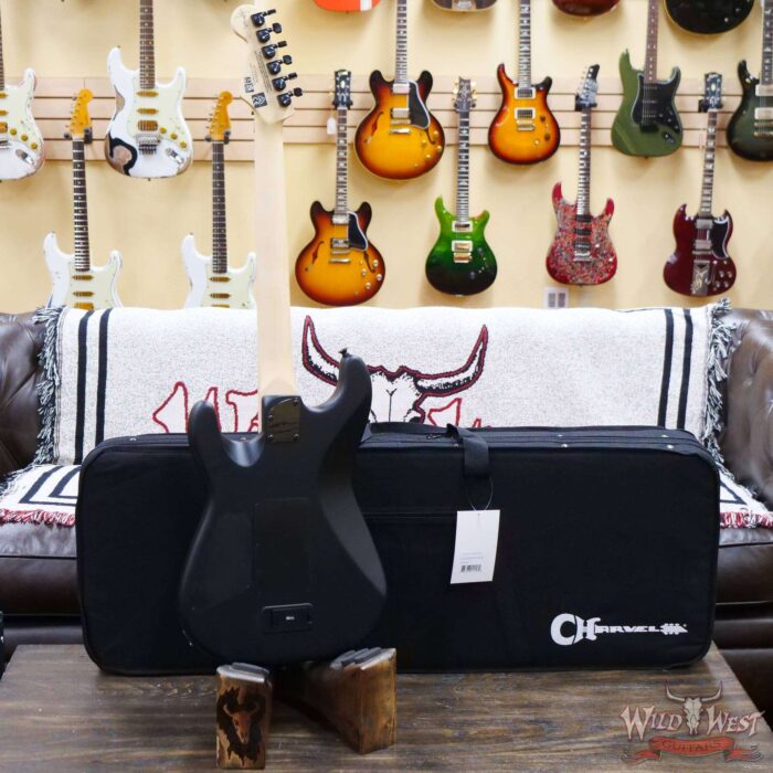 Charvel Jim Root Signature Pro-Mod San Dimas® Style 1 HH Floyd Rose Maple Fingerboard Satin Black - Image 9