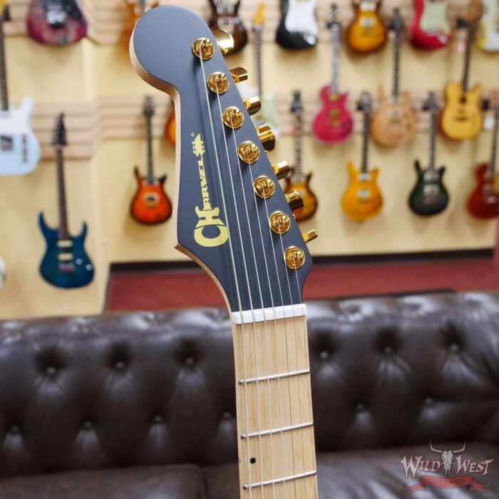 Charvel Angel Vivaldi Signature DK24-7 Nova 7-String HH Maple Fingerboard Satin Black - Image 6