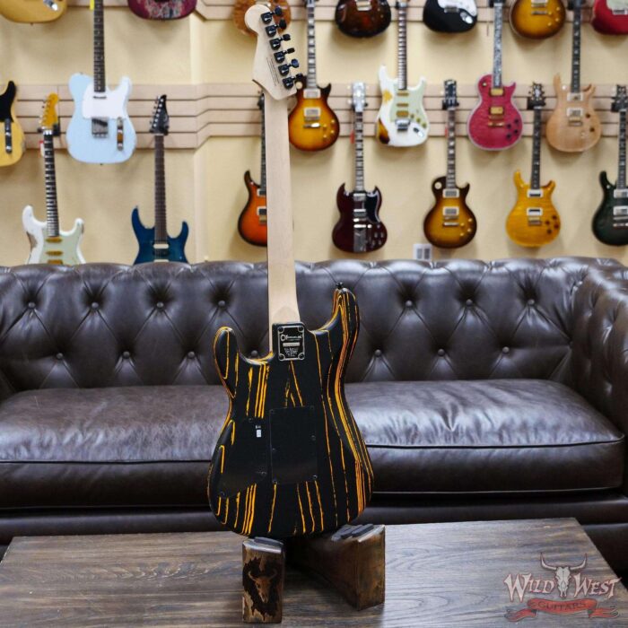 Charvel Pro-Mod San Dimas Style 1 HH FR E Ash Floyd Rose Ebony Fingerboard Old Yella - Image 8