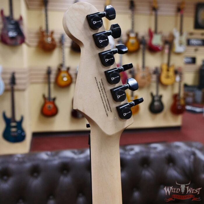 Charvel Pro-Mod San Dimas Style 1 HH FR E Ash Floyd Rose Ebony Fingerboard Old Yella - Image 9