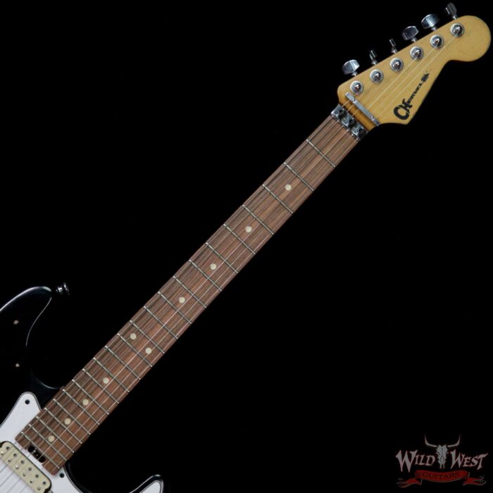 Charvel Limited Edition Siper Stock SC1 Floyd Rose Black Relic with Hardshell Case - Image 4