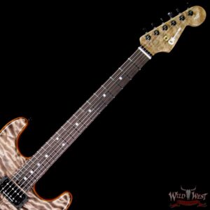 Charvel USA Custom Shop WW005 Masterbuilt Red Dave San Dimas HH Quiltd Maple Top Birdseye Neck Trans Charcoal - Image 7