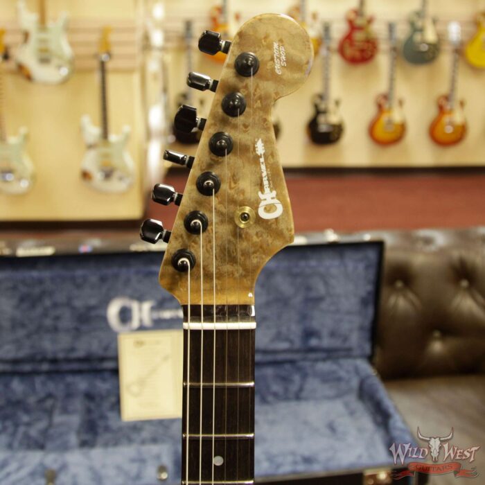 Charvel USA Custom Shop WW005 Masterbuilt Red Dave San Dimas HH Quiltd Maple Top Birdseye Neck Trans Charcoal - Image 12