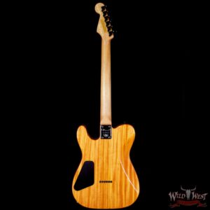 Charvel Custom Shop WW002 Masterbuilt Red Dave Style 2 HH Flamed Maple Top Ebony Board Natural - Image 6