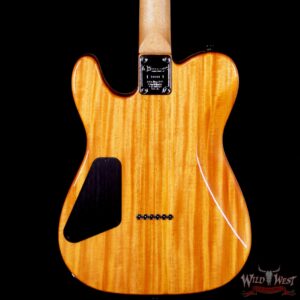 Charvel Custom Shop WW002 Masterbuilt Red Dave Style 2 HH Flamed Maple Top Ebony Board Natural - Image 7
